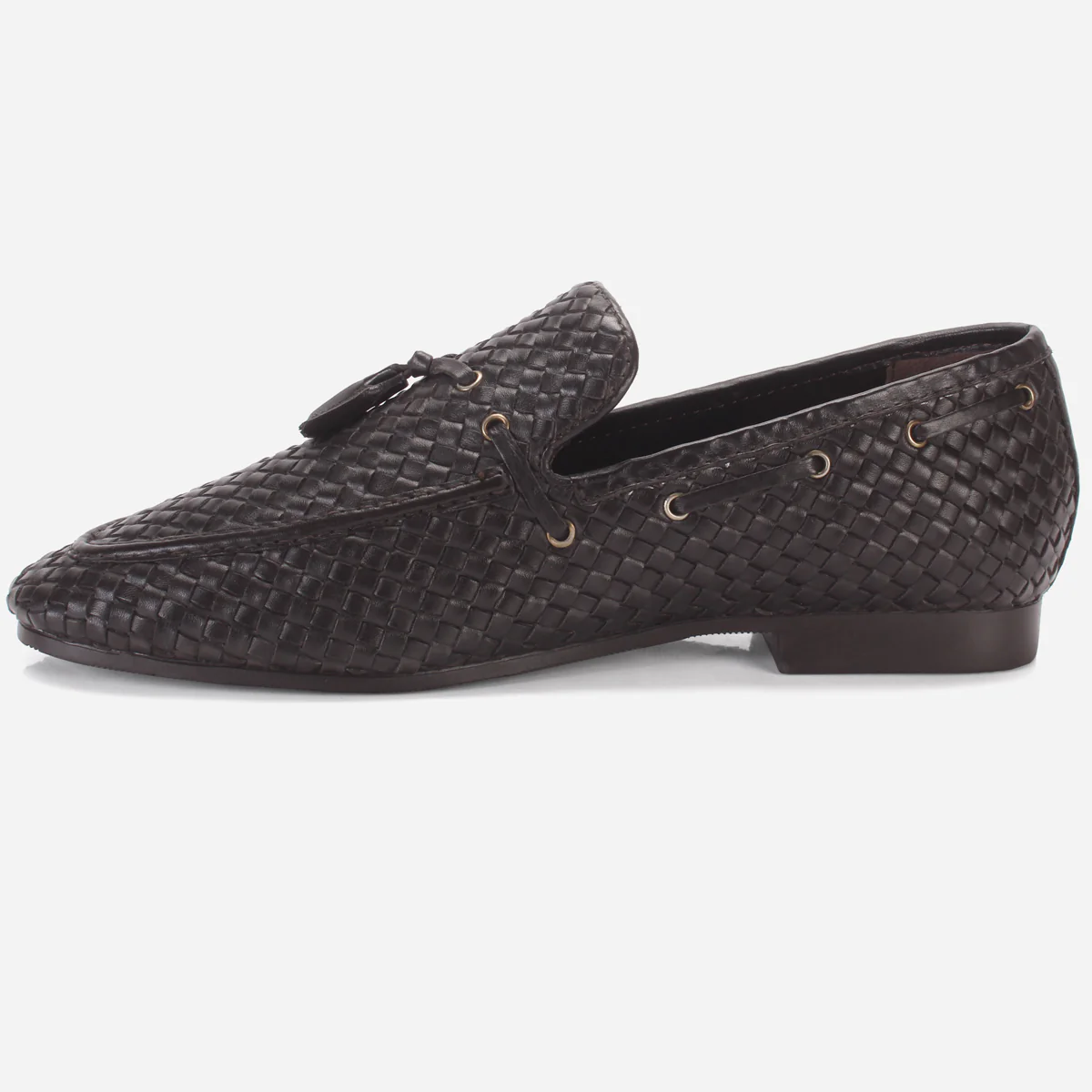 Men "SUAXE" Leather Trim Detailing Dress Slip-On Oxfords - Image 3