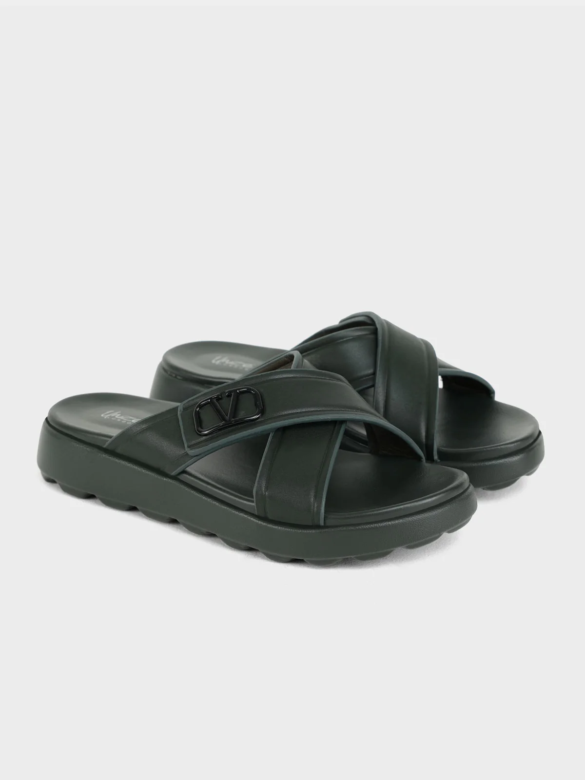 Men "TIROSH" Crossover Casual Slippers - Image 3