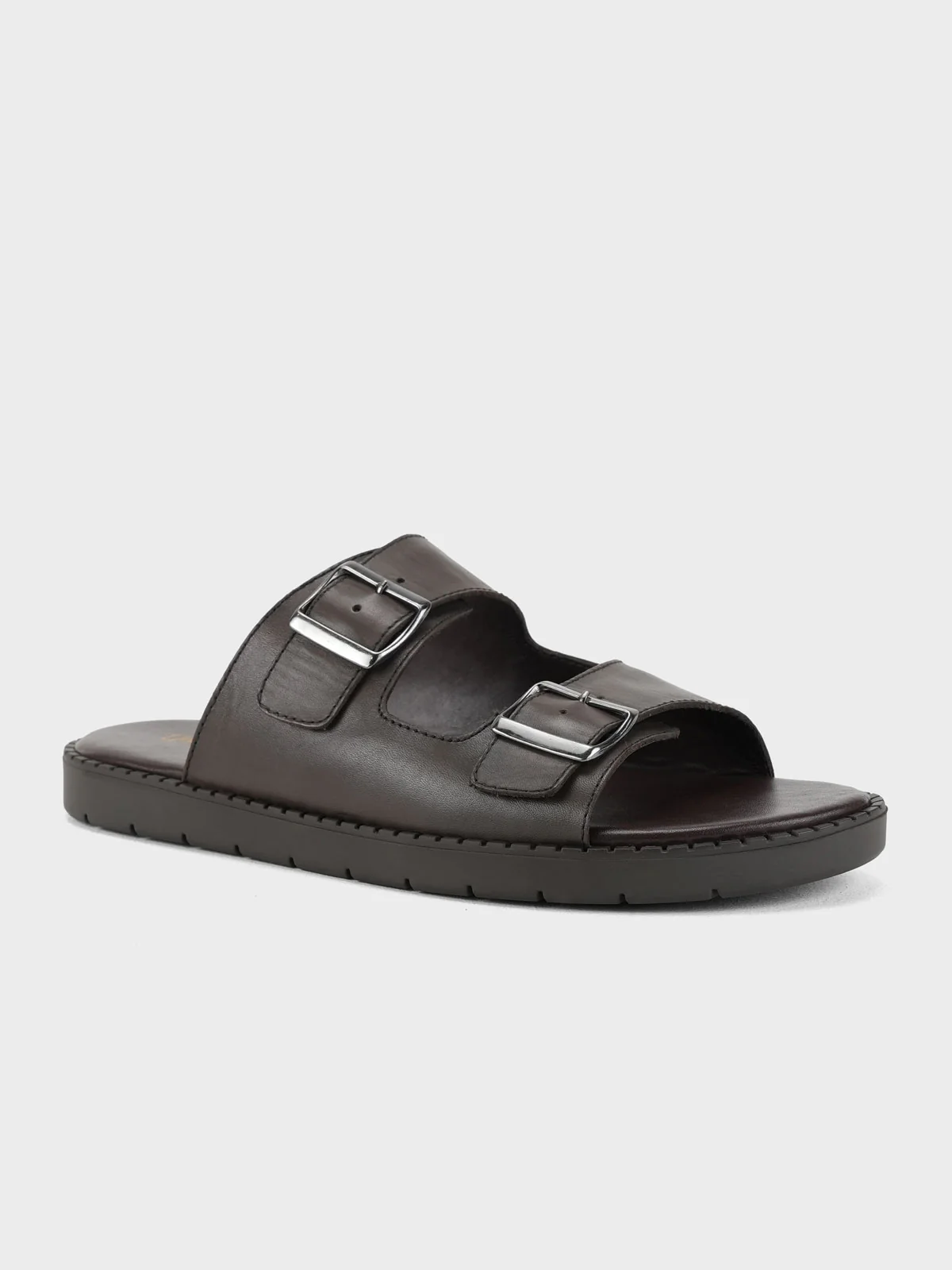 Men "TOCHTLI" Relax Leather Slippers