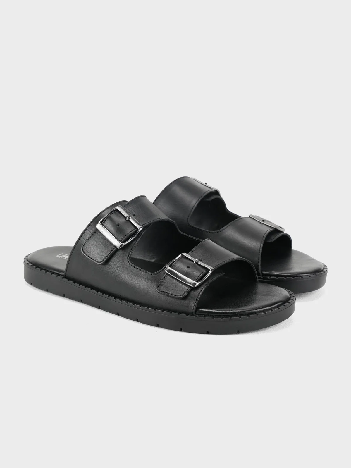 Men "TOCHTLI" Relax Leather Slippers - Image 4