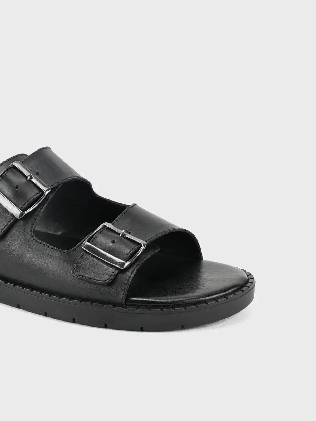 Men "TOCHTLI" Relax Leather Slippers - Image 7