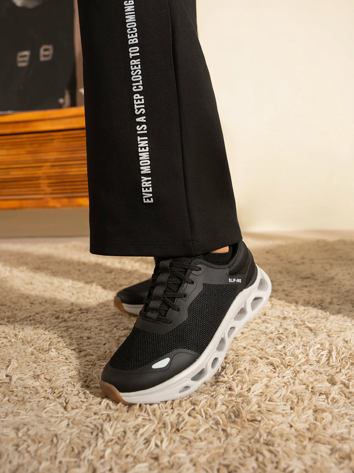 Men "TRAVIB" Soft Fabric Trainers