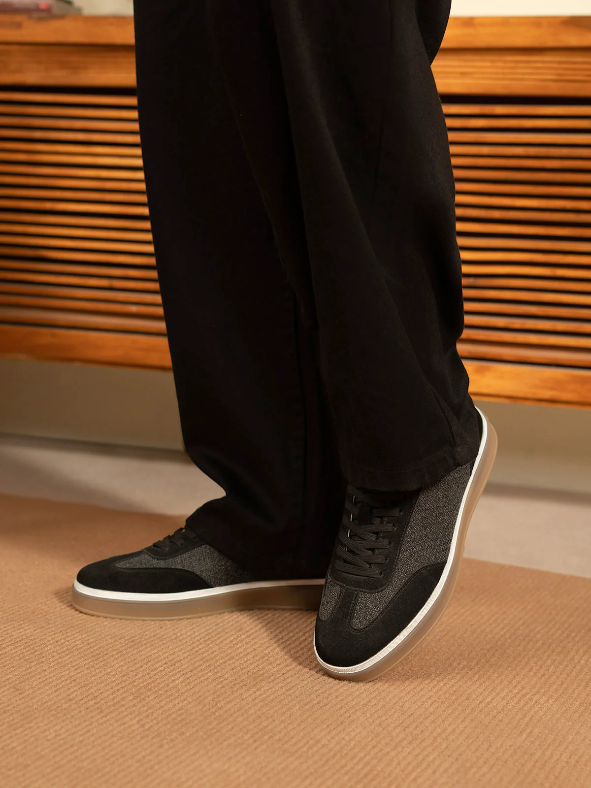 Men "UZOMA" Lace Up Design Trainers