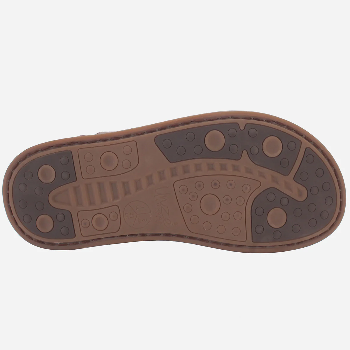 Men "VEERO" Leather Open Toe Summer Flat Sandals - Image 5