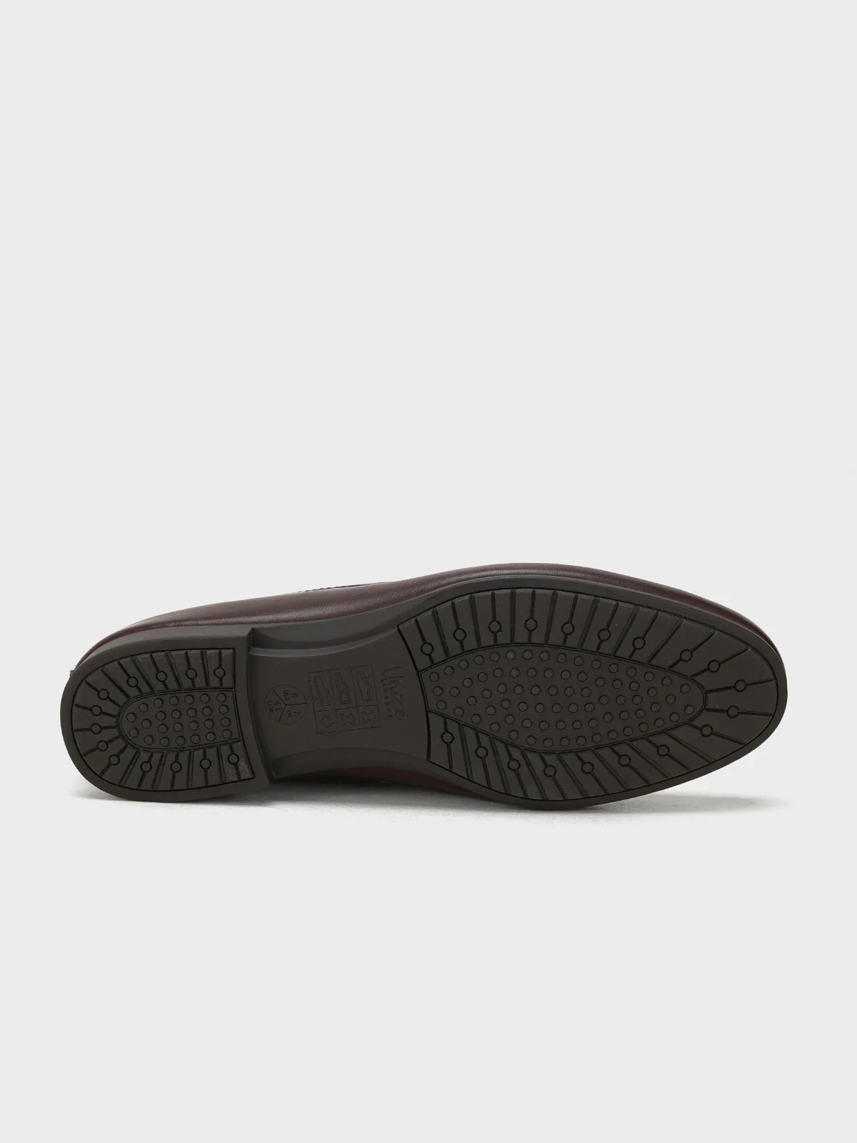Men "VICENTE" Casual Perforated Slip On Metallic Buckle Leather Moccasins - Image 5