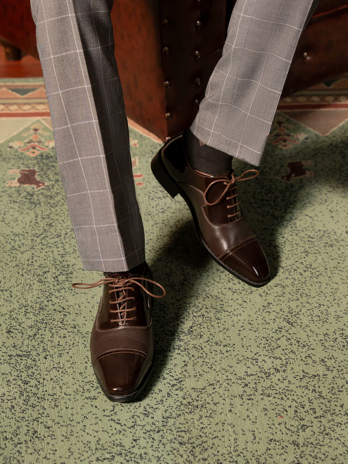 Men "WAYLO" Lace Up Leather Formal Shoes