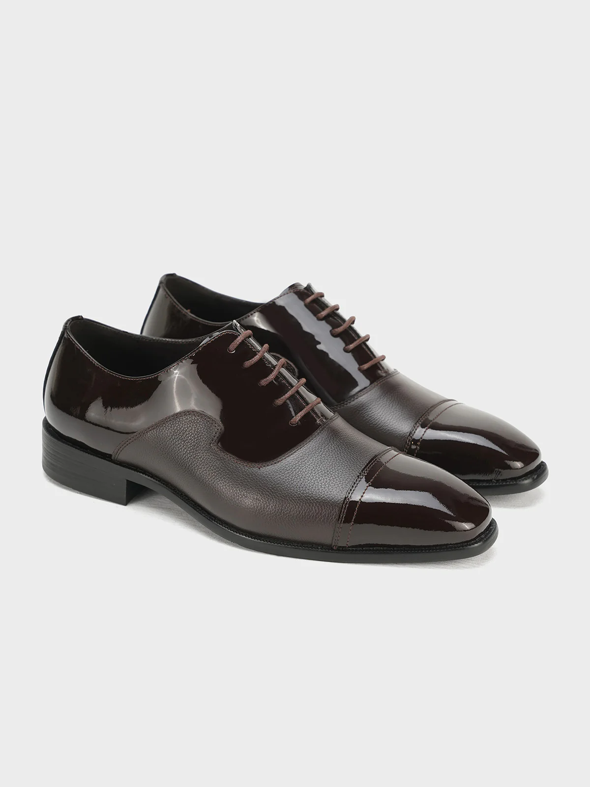 Men "WAYLO" Lace Up Leather Formal Shoes - Image 3