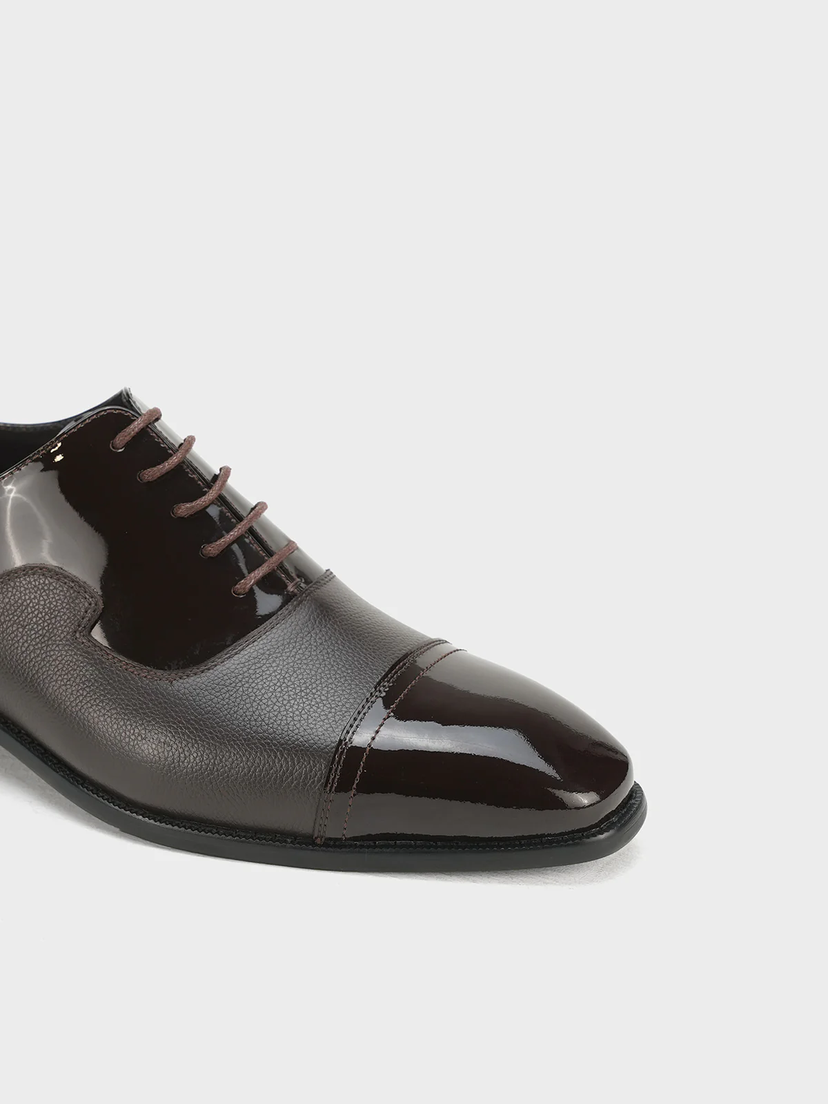 Men "WAYLO" Lace Up Leather Formal Shoes - Image 5