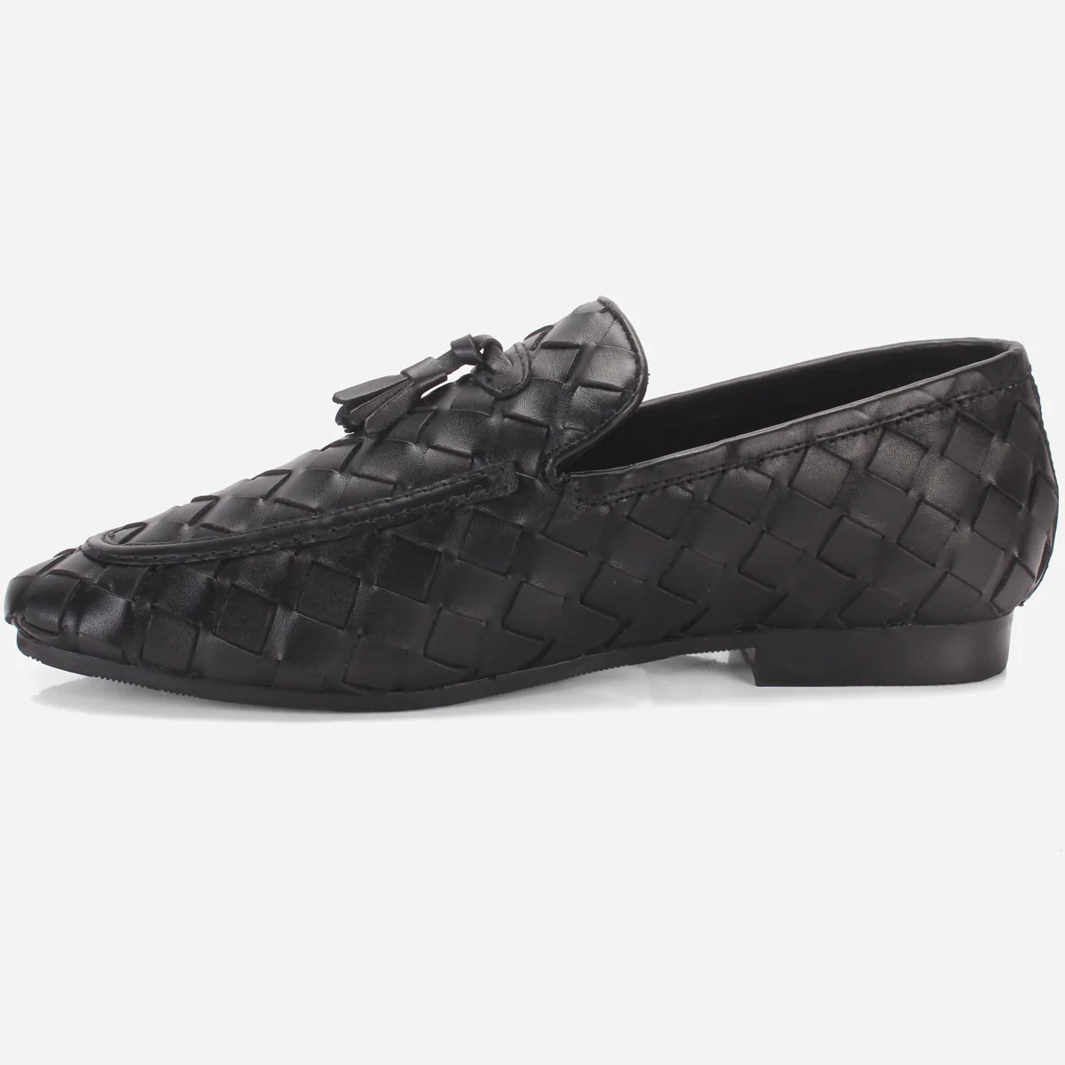 Men "WEISE" Leather Office Dress Slip-on Oxfords - Image 4