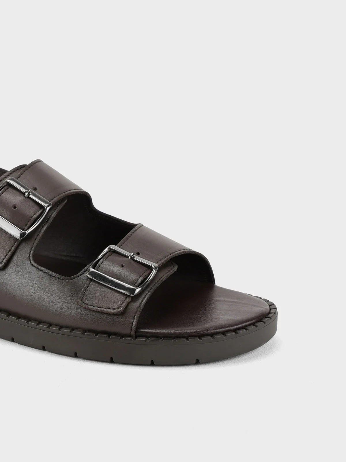Men "WIEBKE" Comfort Leather Sandals - Image 4