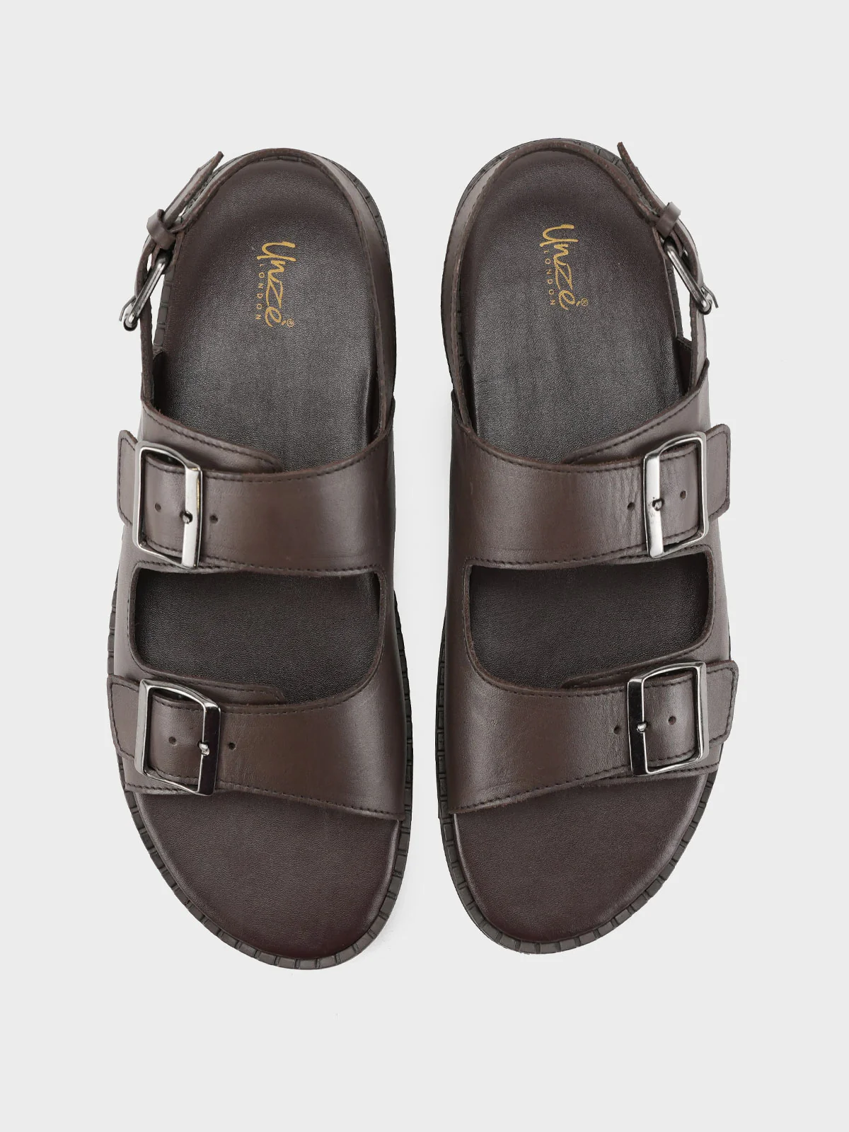 Men "WIEBKE" Comfort Leather Sandals - Image 6
