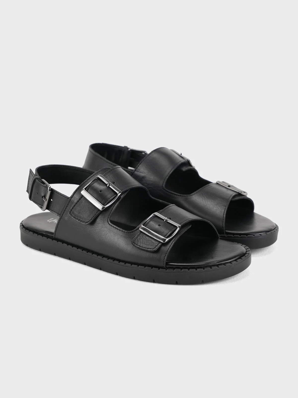 Men "WIEBKE" Comfort Leather Sandals - Image 4