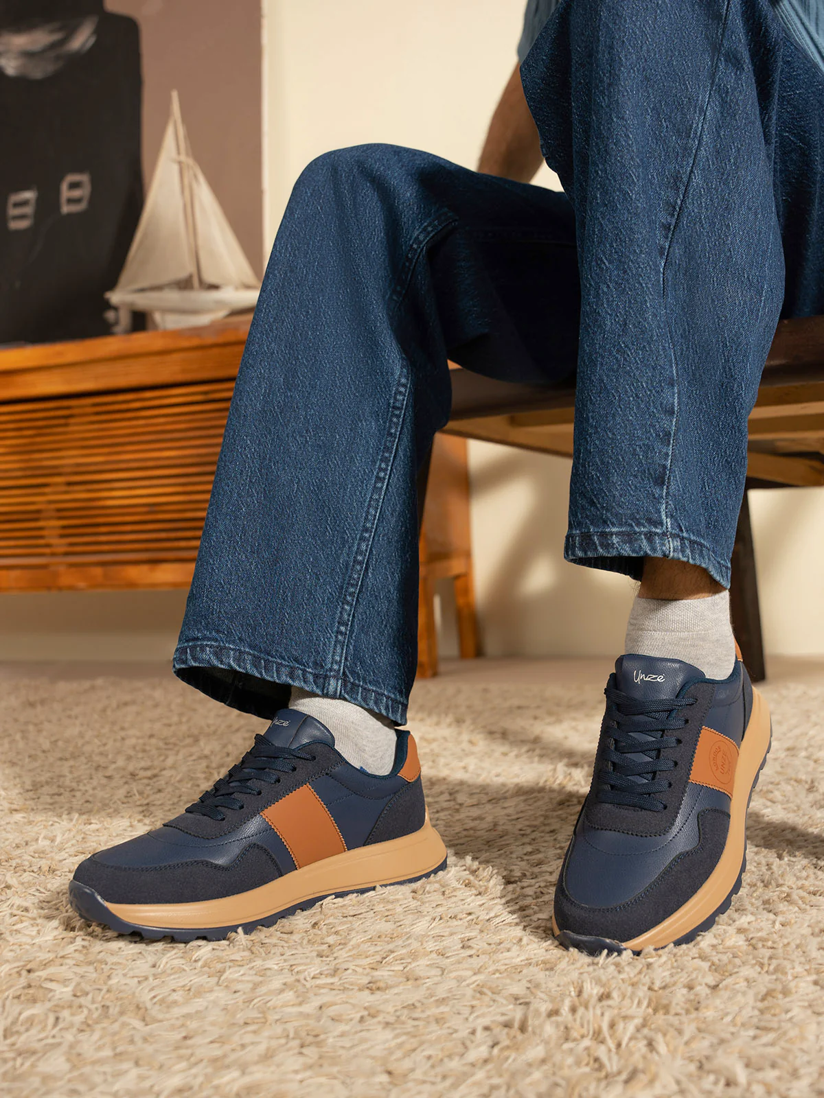 Men "WILBUR" Secure Fit Trainers