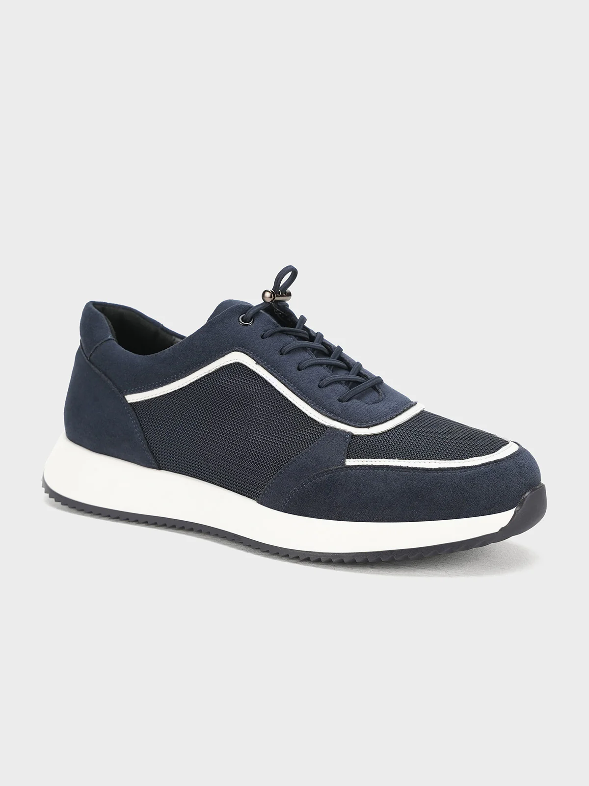 Men "XAIDEN" Unique Style Lace Up Trainers - Image 2
