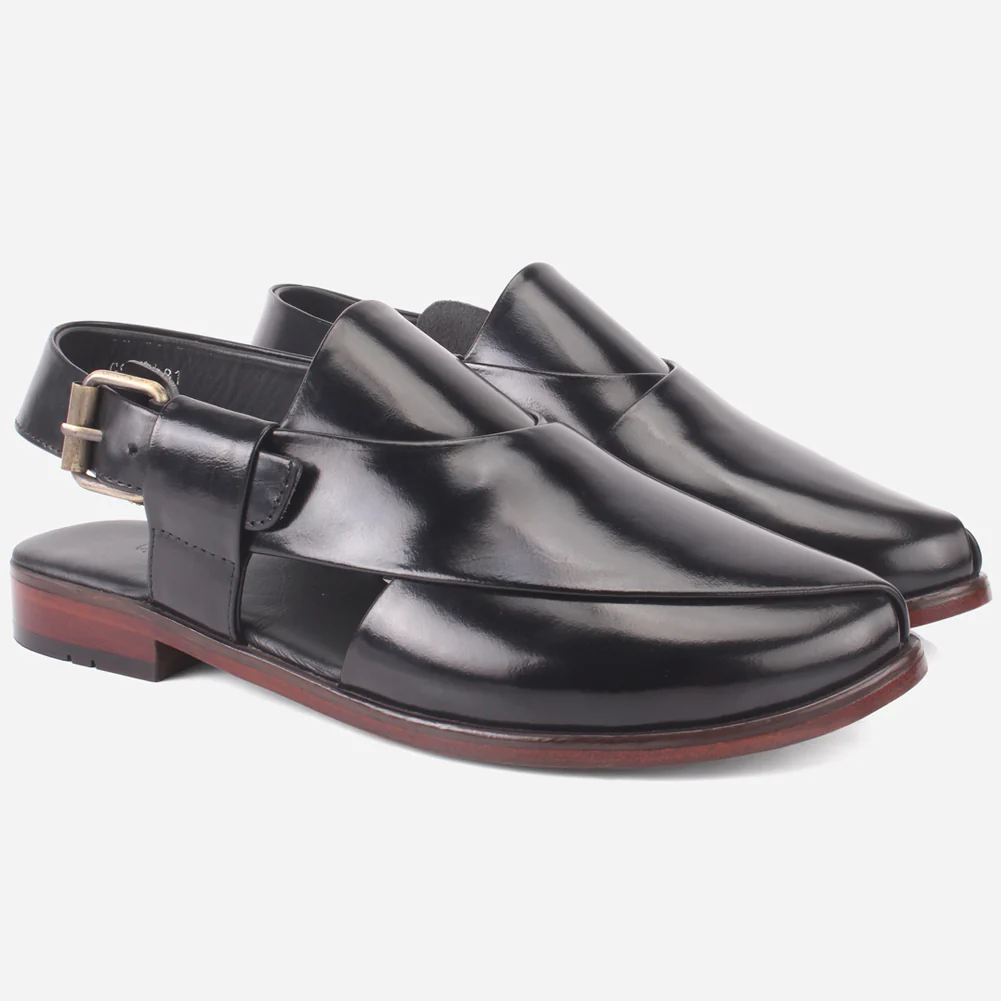 Men "XAIRE" Leather Summer Peshawari Sandals - Image 2