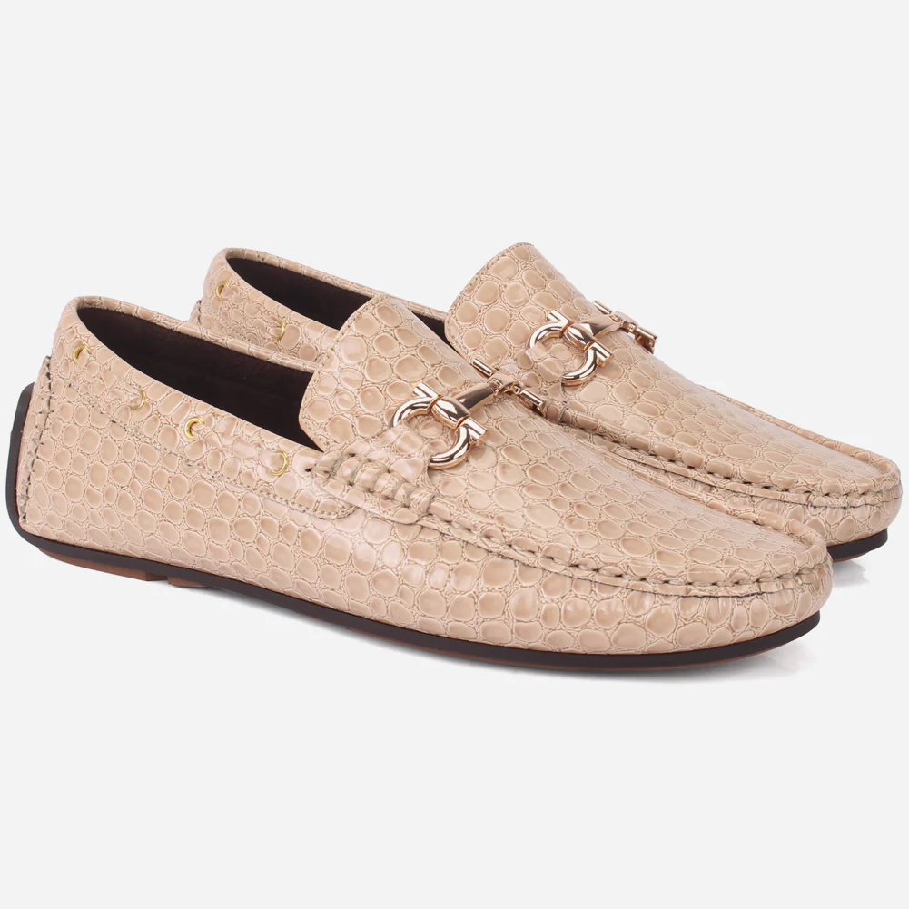 Men "ZILLA" Buckle Formal Moccasins - Image 2