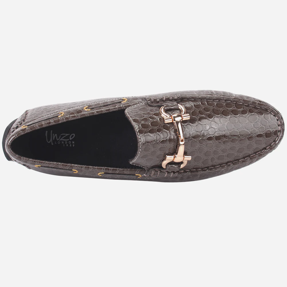 Men "ZILLA" Buckle Formal Moccasins - Image 4