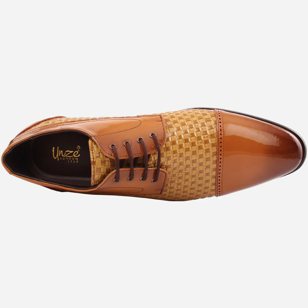 Men"LAZARO" Formal  Lace-Up Shoes Collection - Image 4