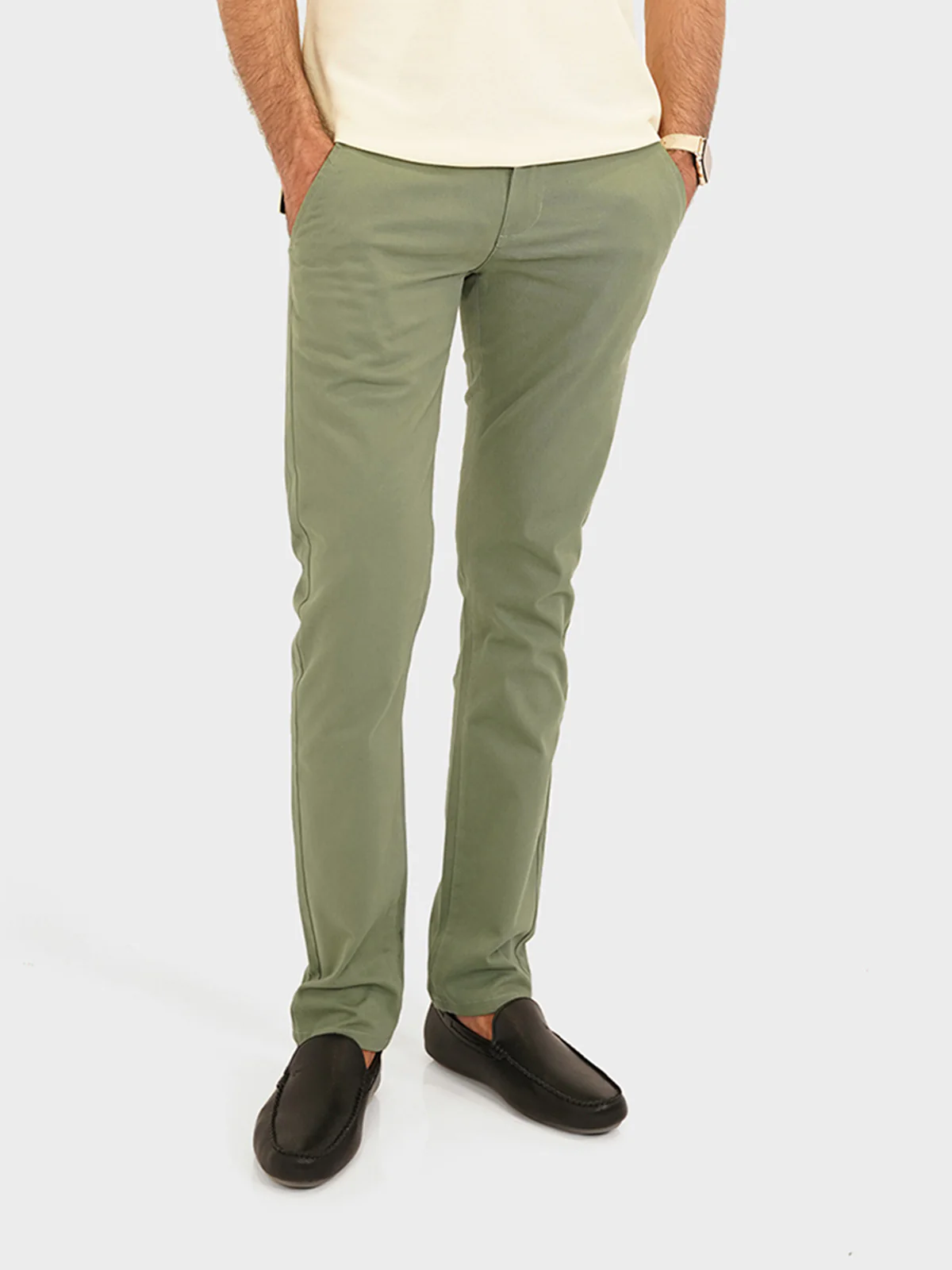 "ADHAM" Casual Twill Chino Pant - Image 3