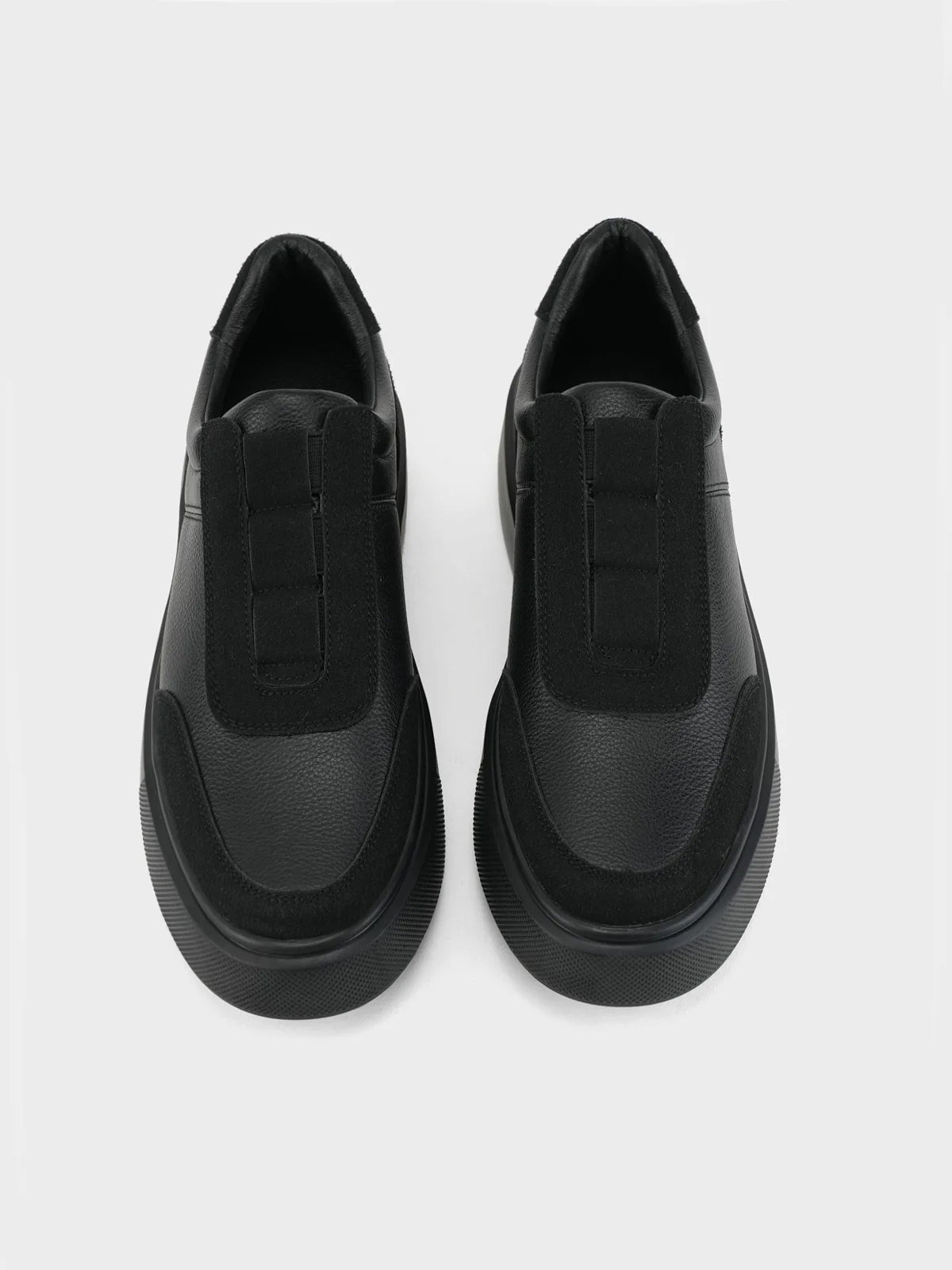Mens "ALEXIS" Comfy Slip On Trainers - Image 5