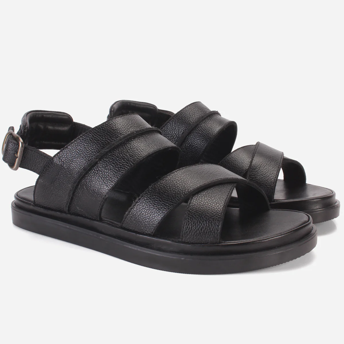Mens "ALTAREK" Crossover Design Casual Sandals - Image 2