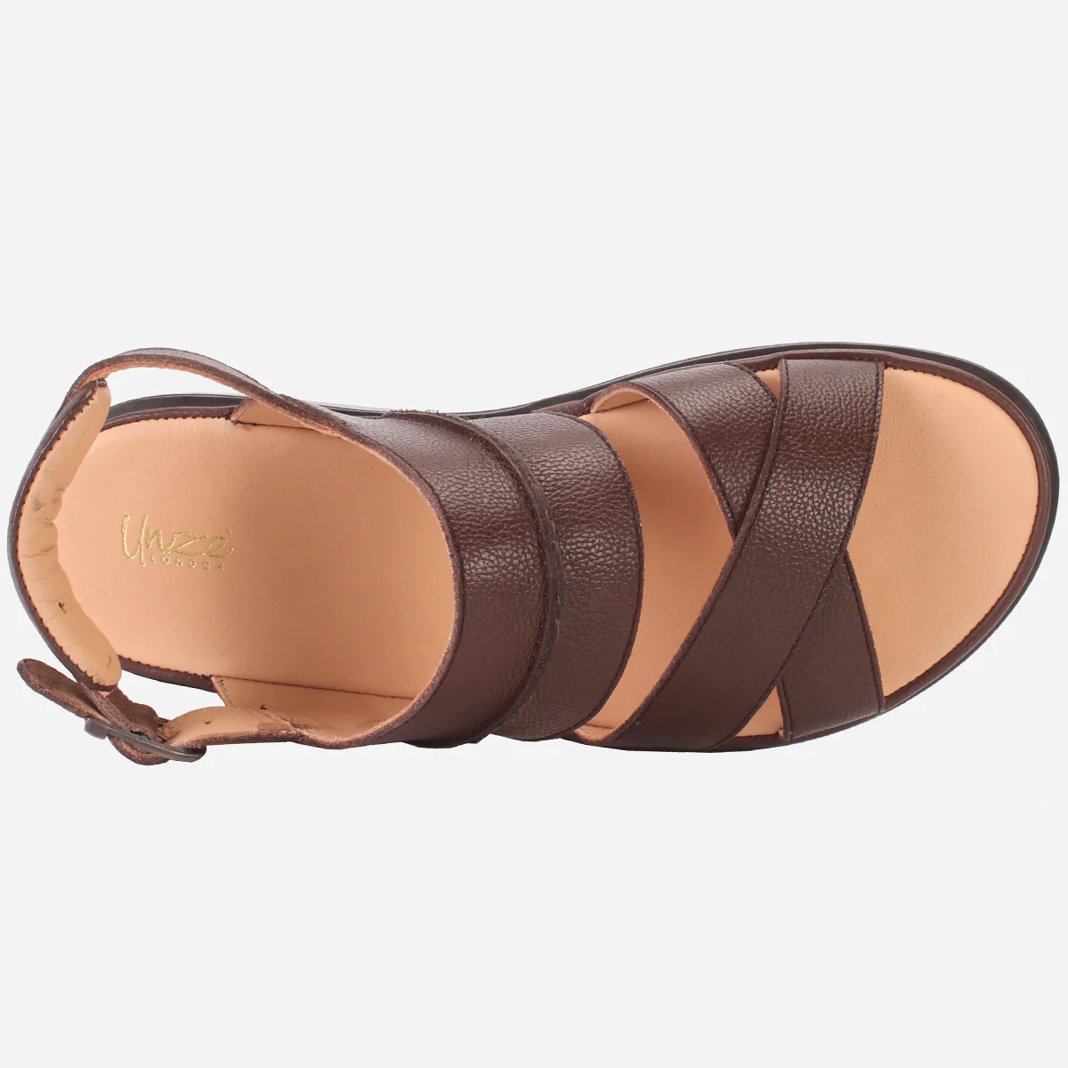 Mens "ALTAREK" Crossover Design Casual Sandals - Image 4