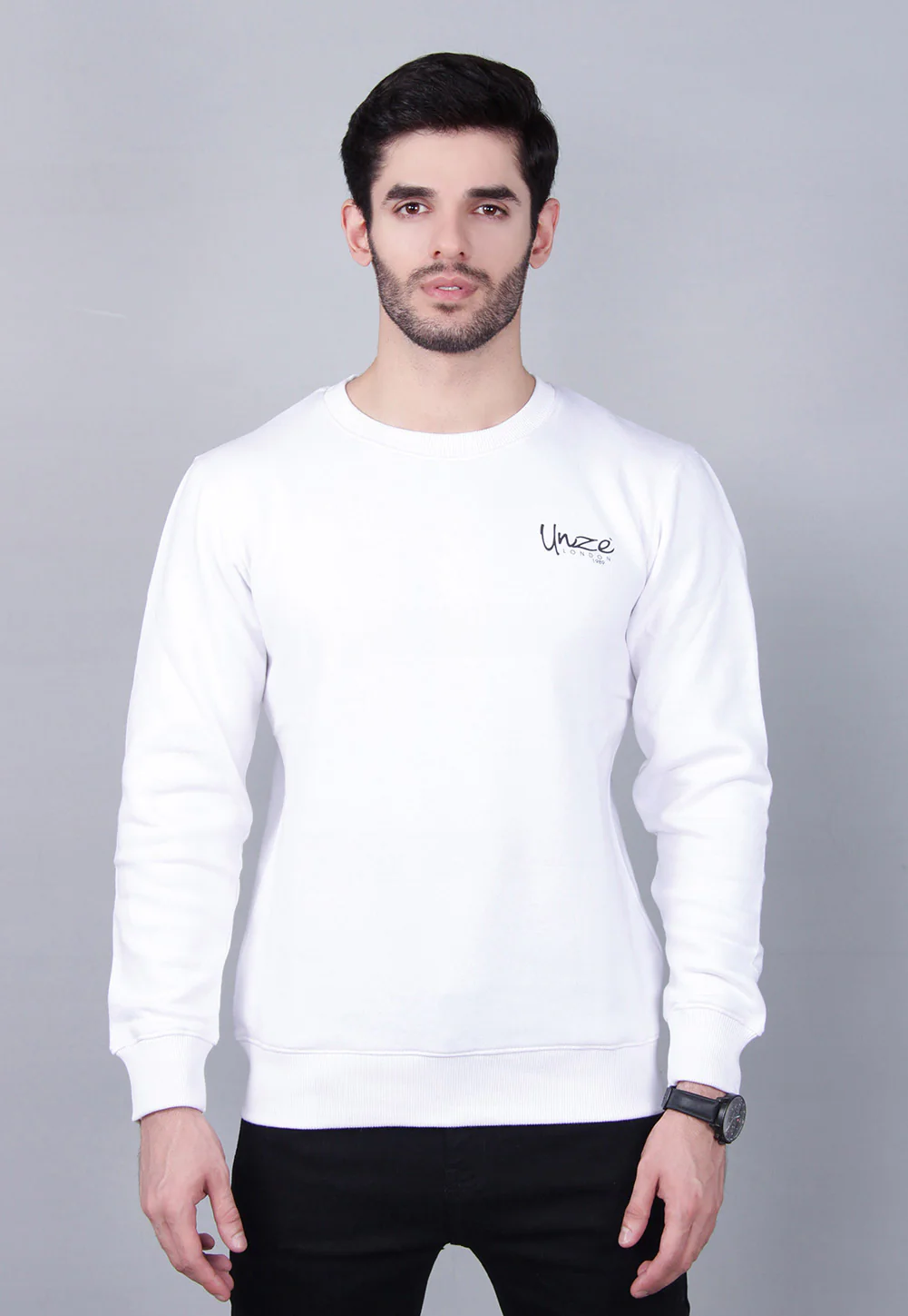 "ALVIT"  Fleece Crewneck Sweatshirt