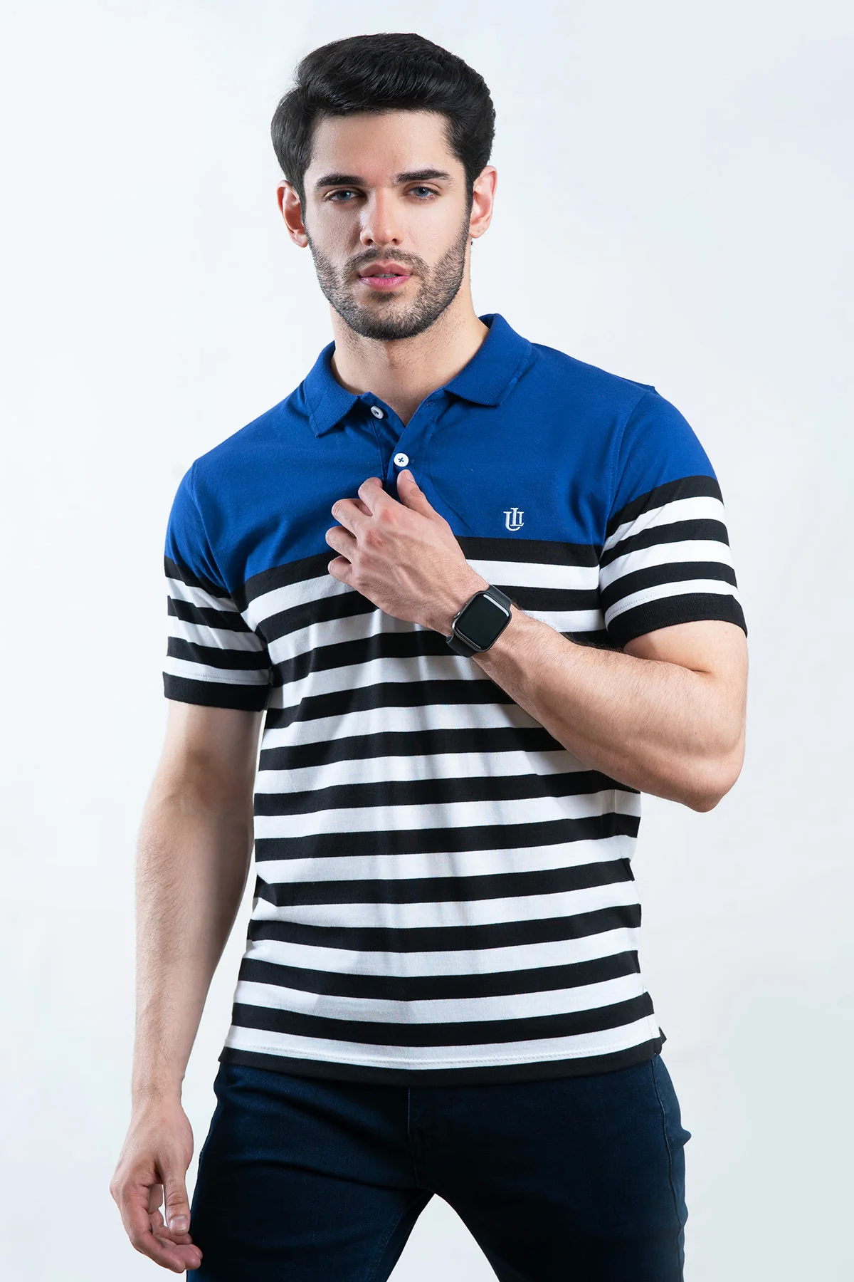 Mens "ALWIN" Summer Polo Short Sleeves T-Shirt