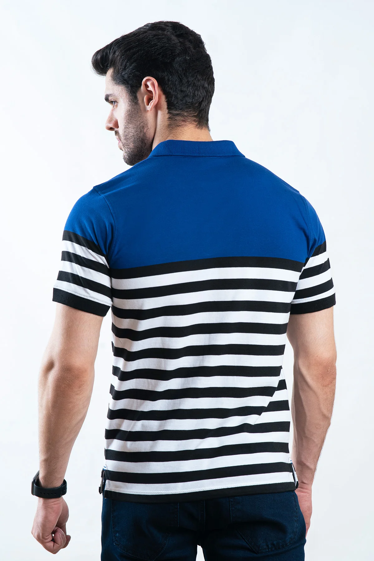 Mens "ALWIN" Summer Polo Short Sleeves T-Shirt - Image 2