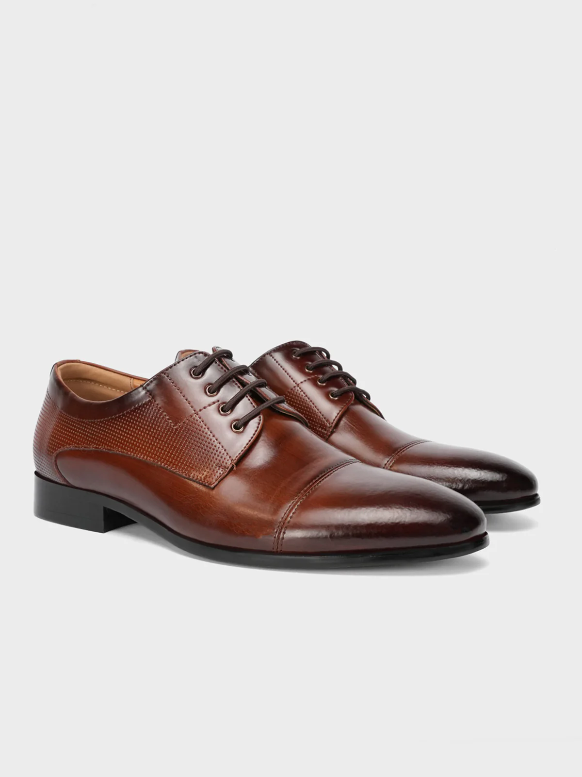 Mens "ANZU" Laced Up Dress Formal Shoes - Image 4
