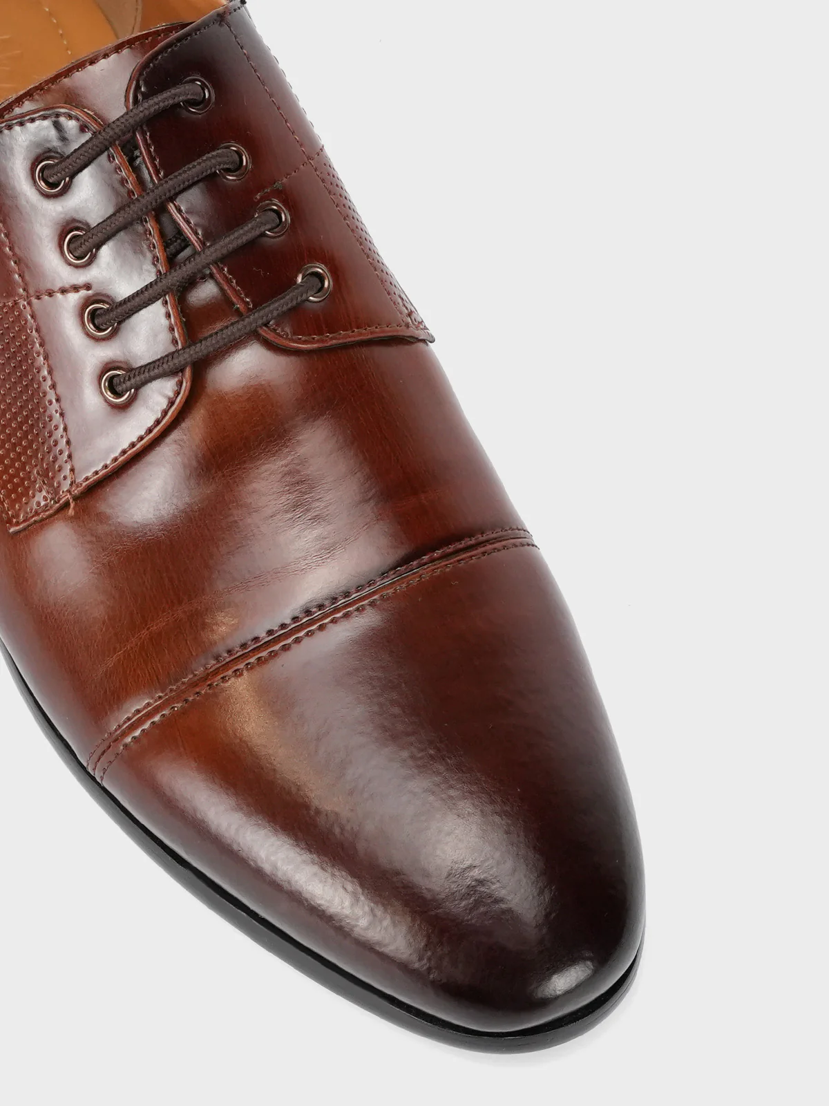 Mens "ANZU" Laced Up Dress Formal Shoes - Image 7