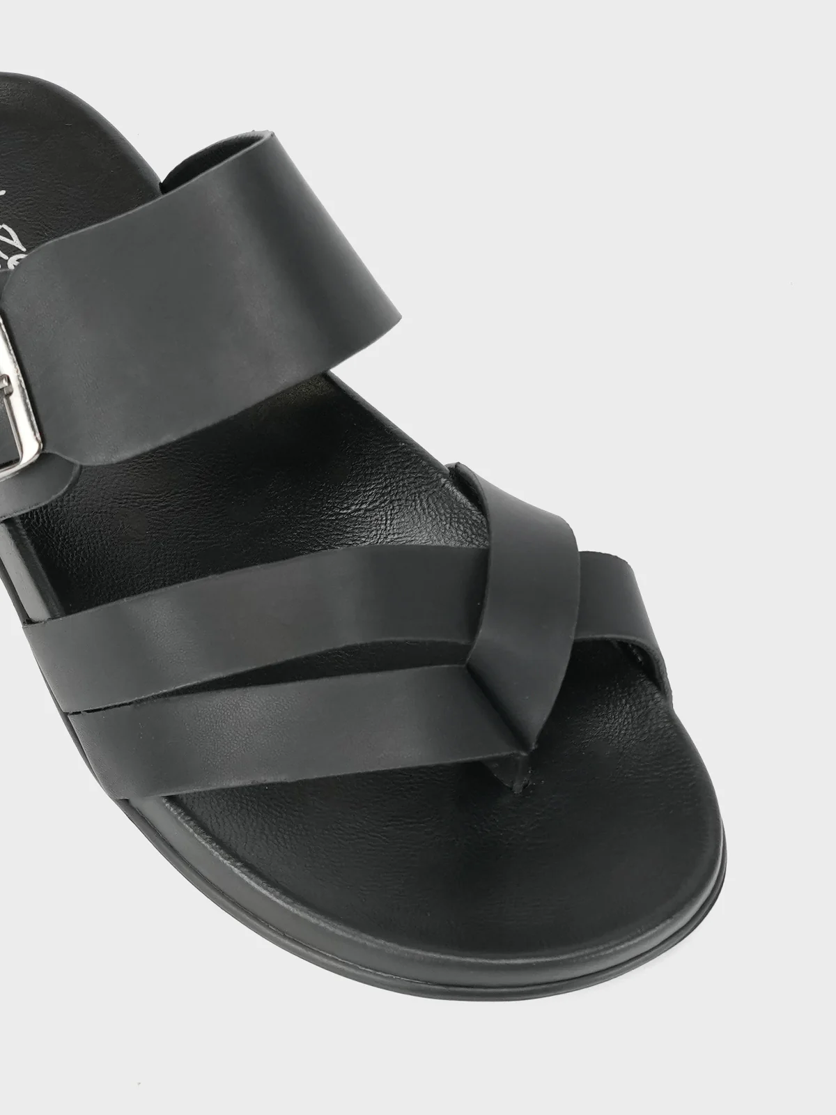 Mens "ARENDS" Casual Thong Buckled Slippers - Image 7