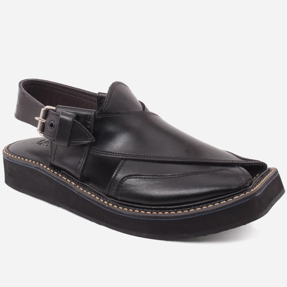 Mens "ARNOLD" Peshawari Kaptaan Leather Sandals