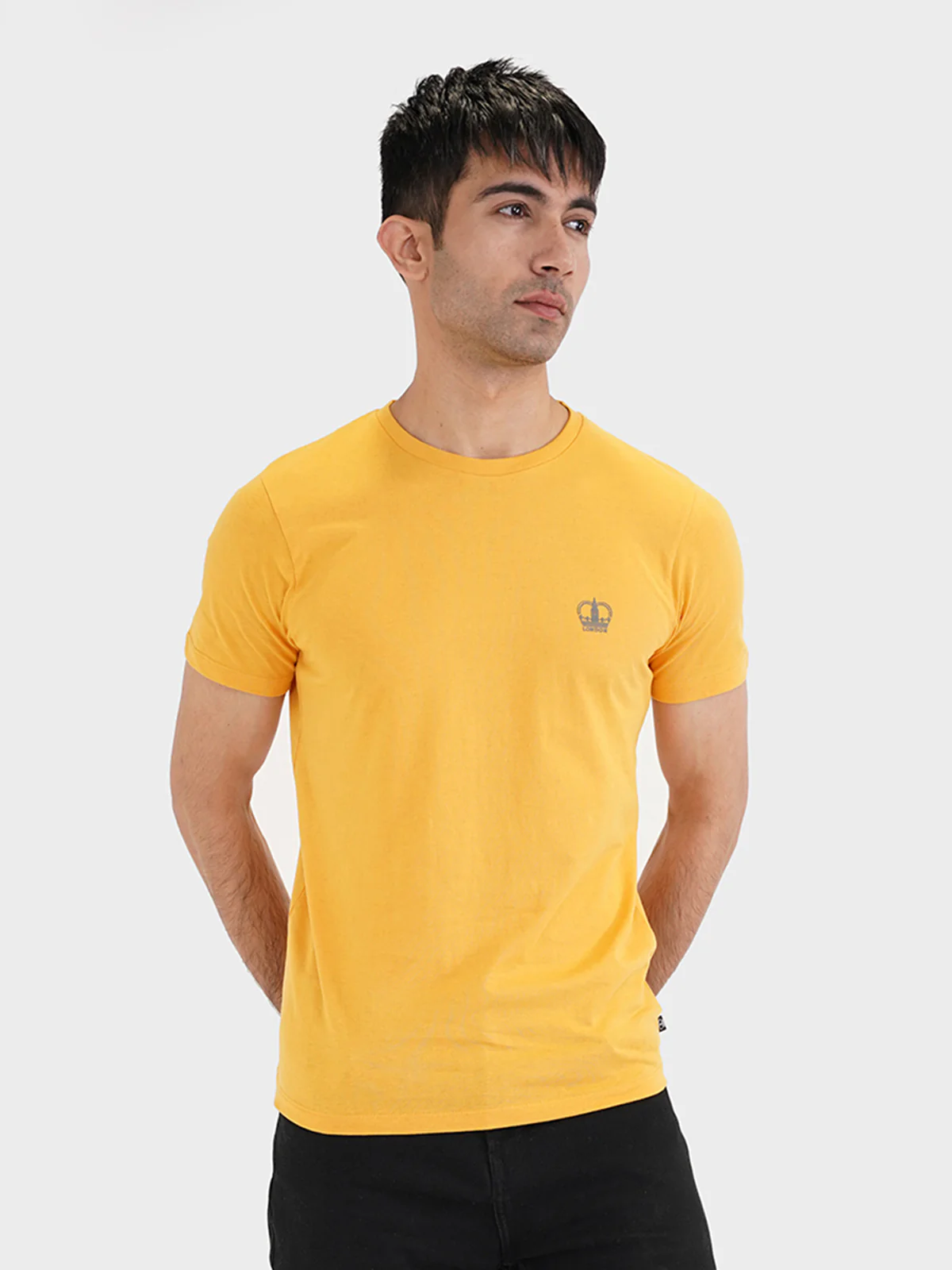 "ARWID" Plain Regular Fit T-Shirt - Image 3