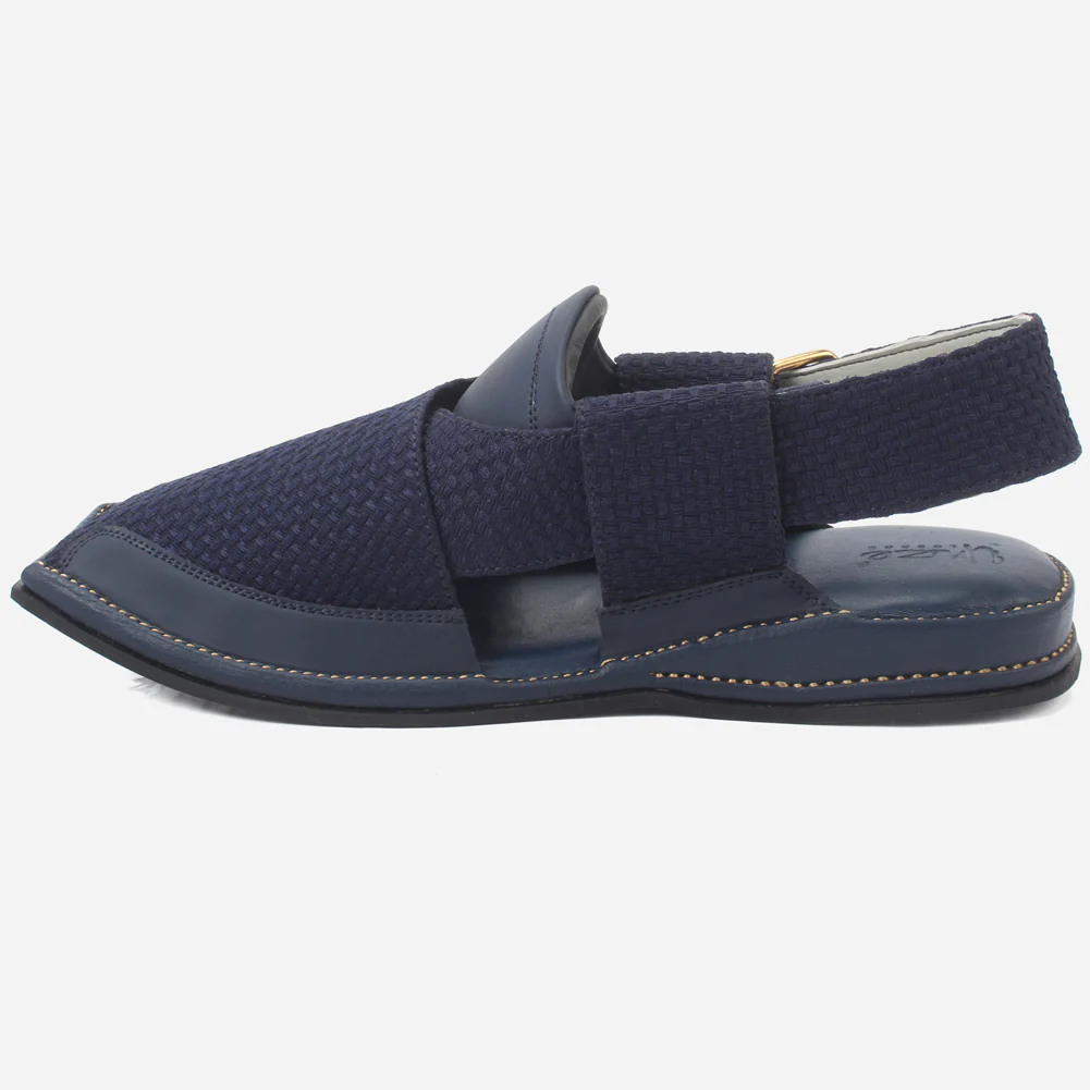 Mens "ASHY" Leather Peshawari Sandals - Image 3