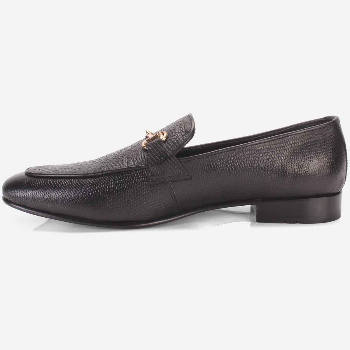 Mens "ASTON" Leather Slide-in Loafers Formal Shoes - Image 3