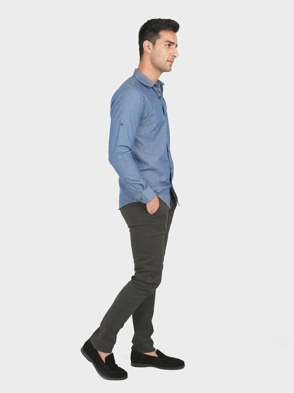 "AWAB" Casual Twill Slim Fit Chino - Image 2