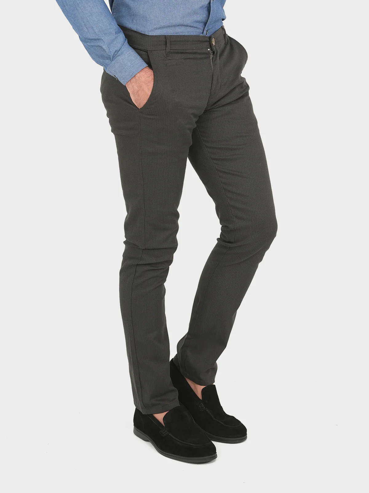 "AWAB" Casual Twill Slim Fit Chino - Image 3