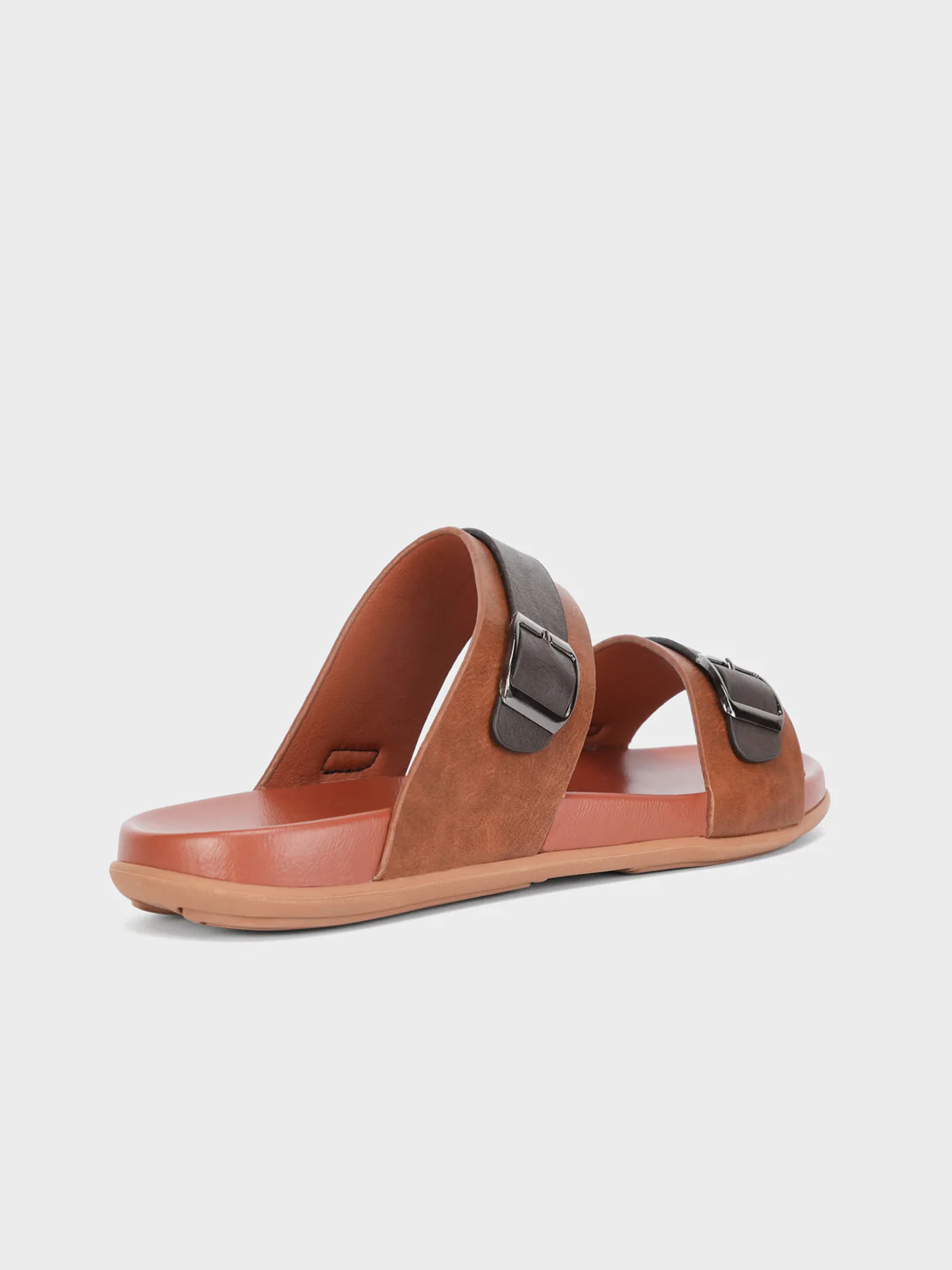 Mens "AWAD" Casual Buckled Adorned Slippers - Image 3