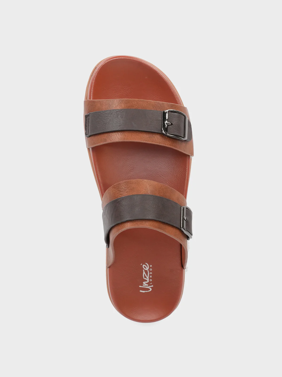Mens "AWAD" Casual Buckled Adorned Slippers - Image 5