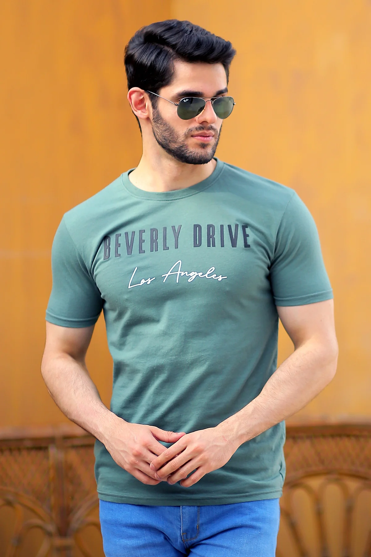 Mens "AZAAR" Graphic Casual T-Shirt - Image 2