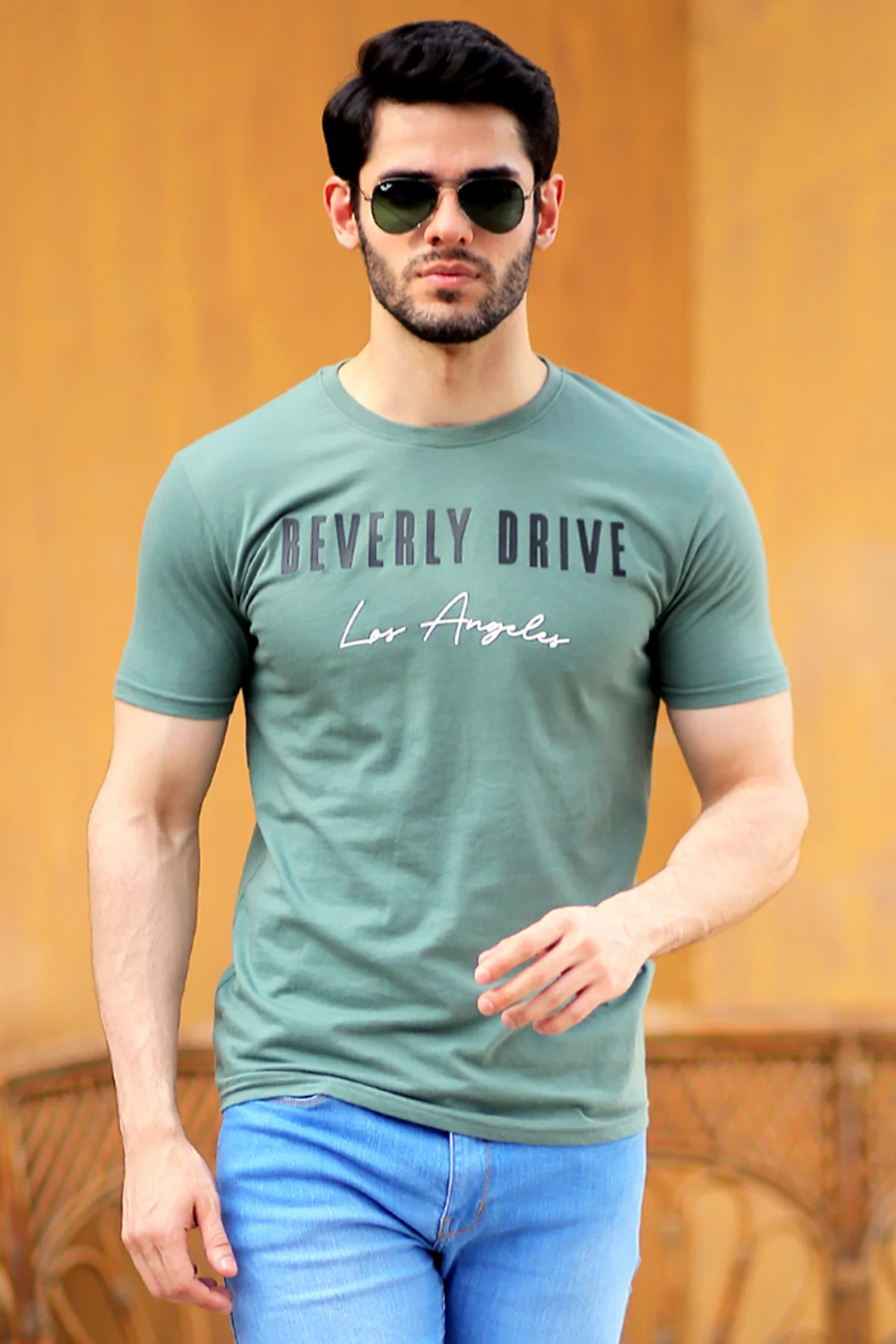 Mens "AZAAR" Graphic Casual T-Shirt - Image 3
