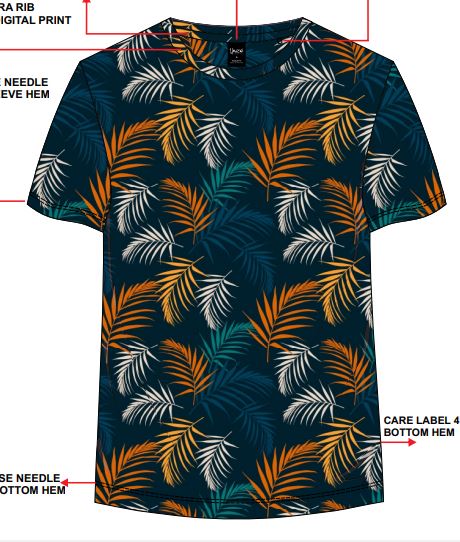 Mens "BABAK" Classic Crew Neck Summer T-Shirt