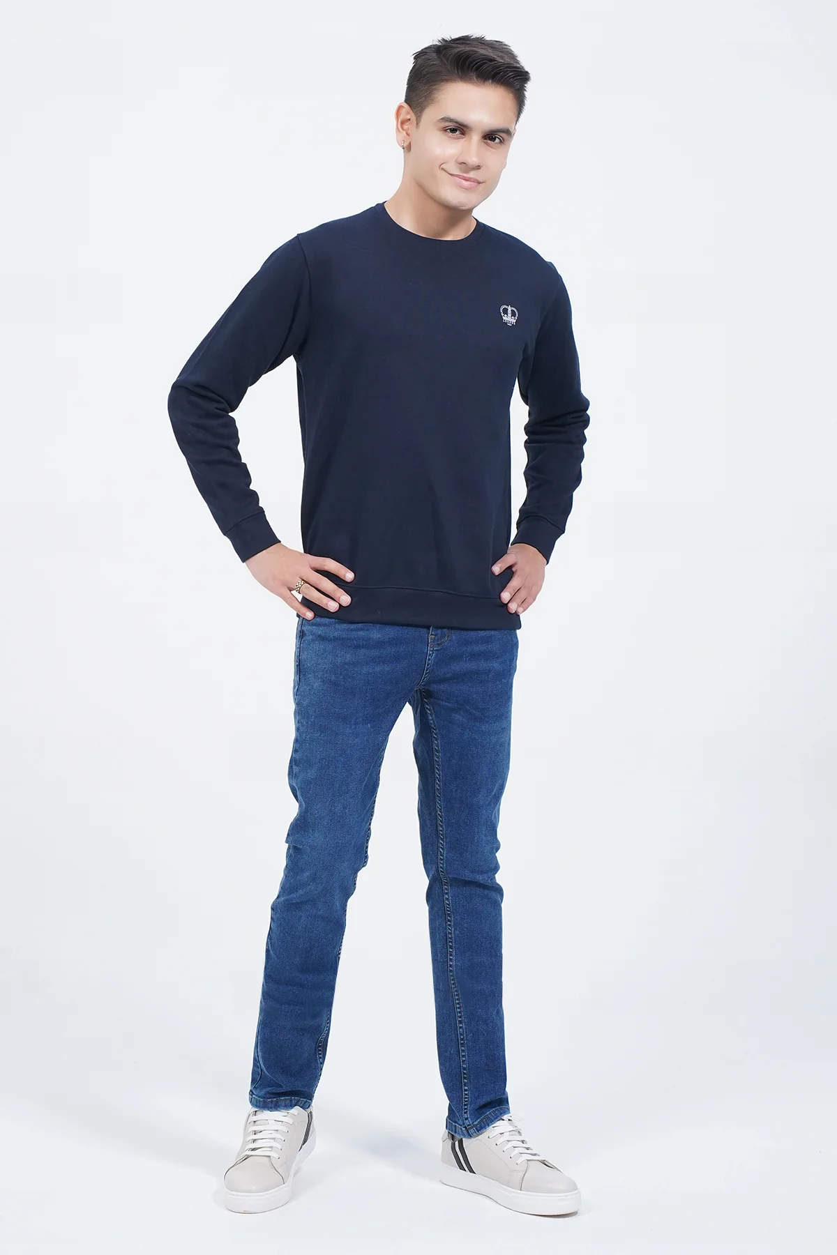 Men's "BAILZ" Crew Neck Long Sleeves Sweatshirt - Image 4