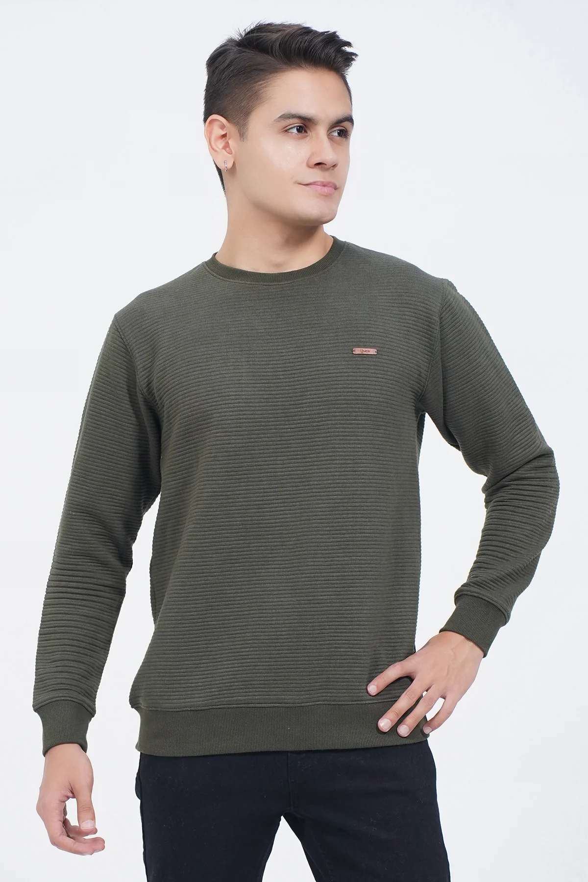 Mens "BALSTIR" Crew Neck Long Sleeves Sweatshirt