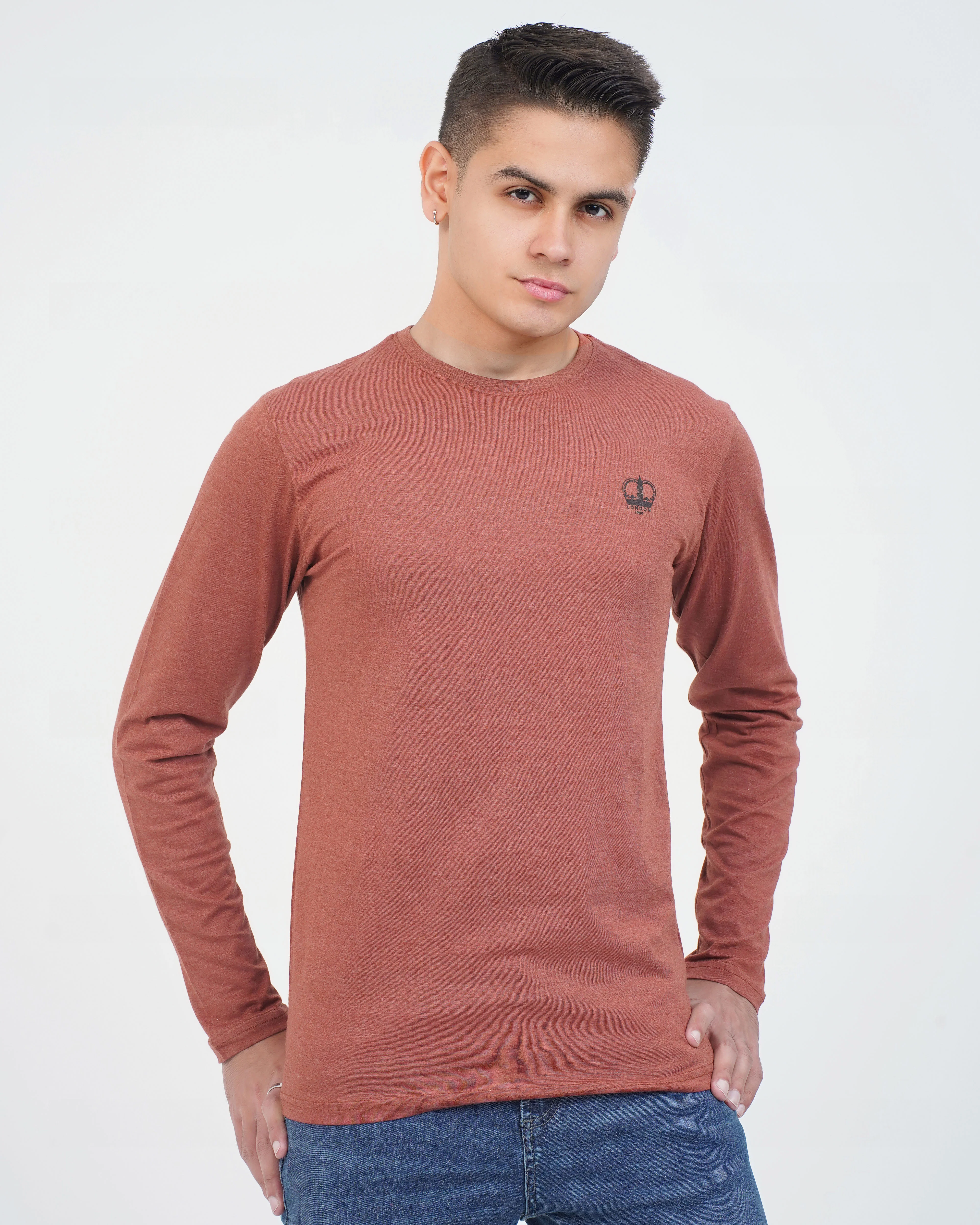 Mens "BEYONE" Crewneck Pullover Shirt - Image 2