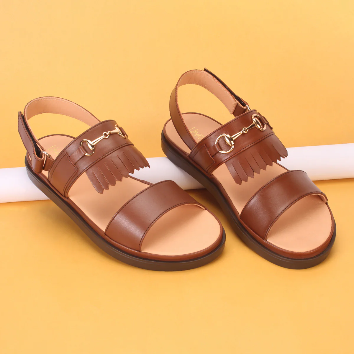Mens "BISON" Strappy Open Toe Sandals - Image 6
