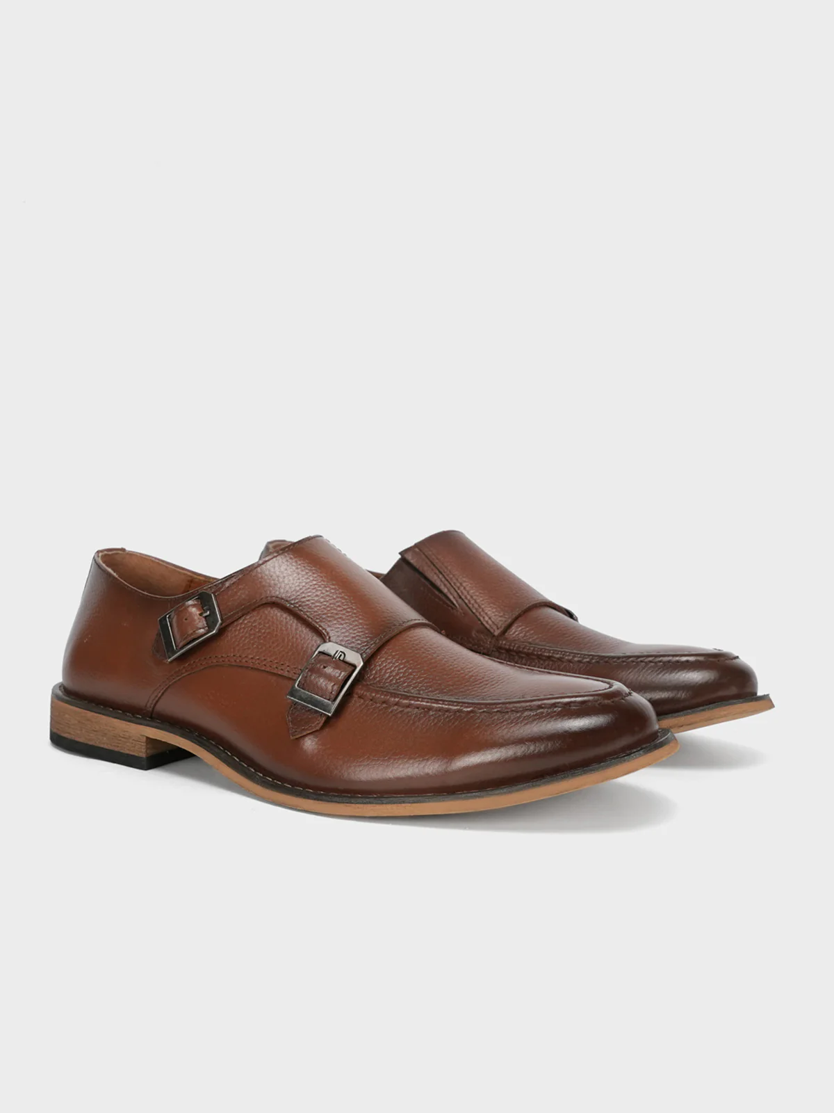 Men's "BOSTON" Leather Monk Strap Dress Shoes - Image 2