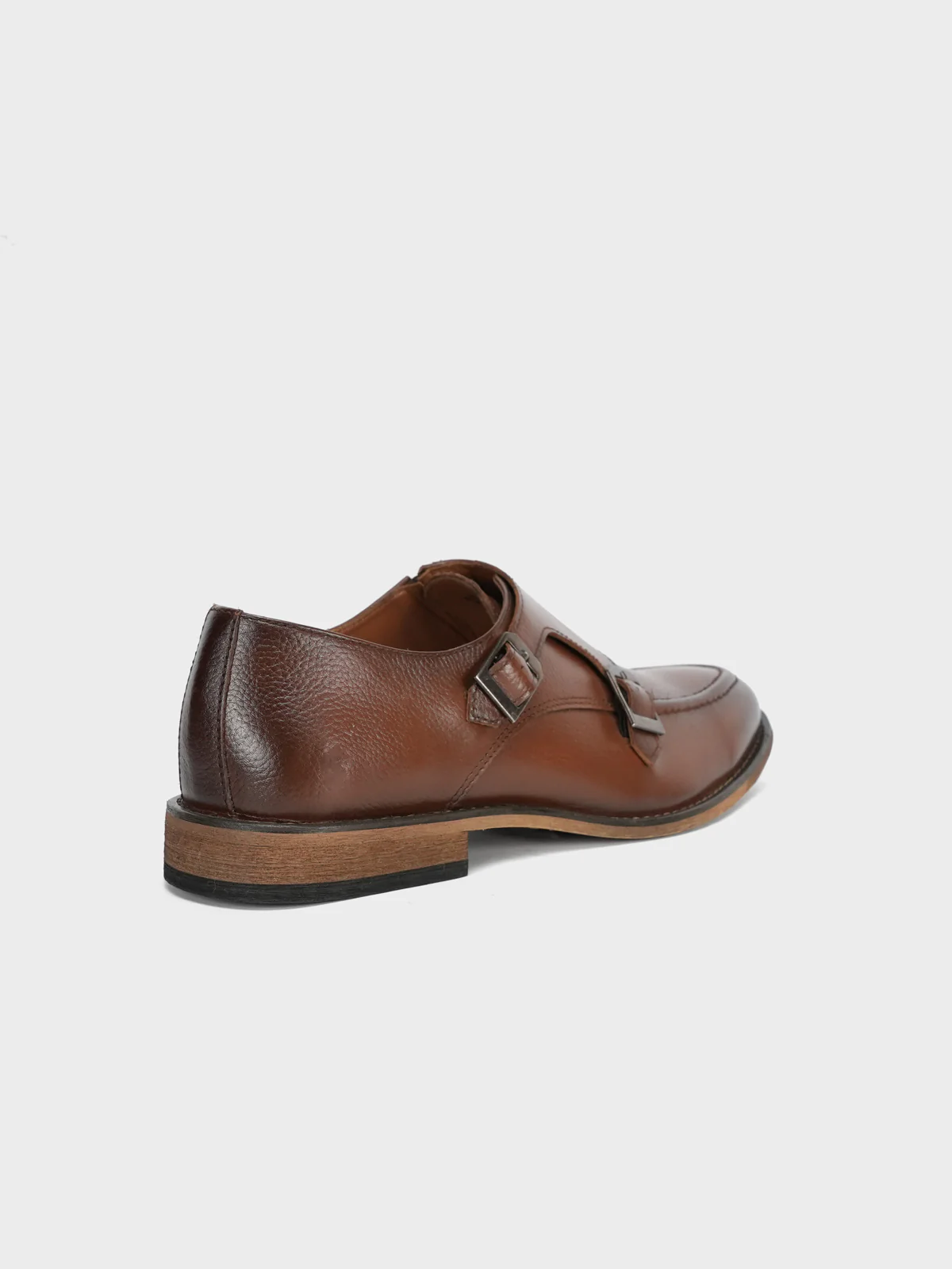 Men's "BOSTON" Leather Monk Strap Dress Shoes - Image 3
