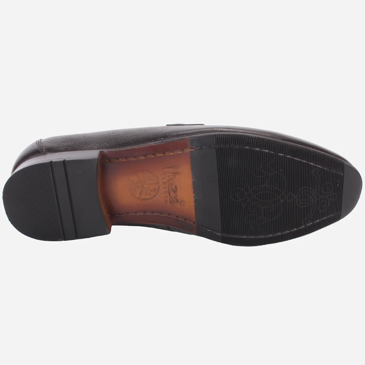Mens "BRETT" Leather Comfy Office Shoes - Image 5